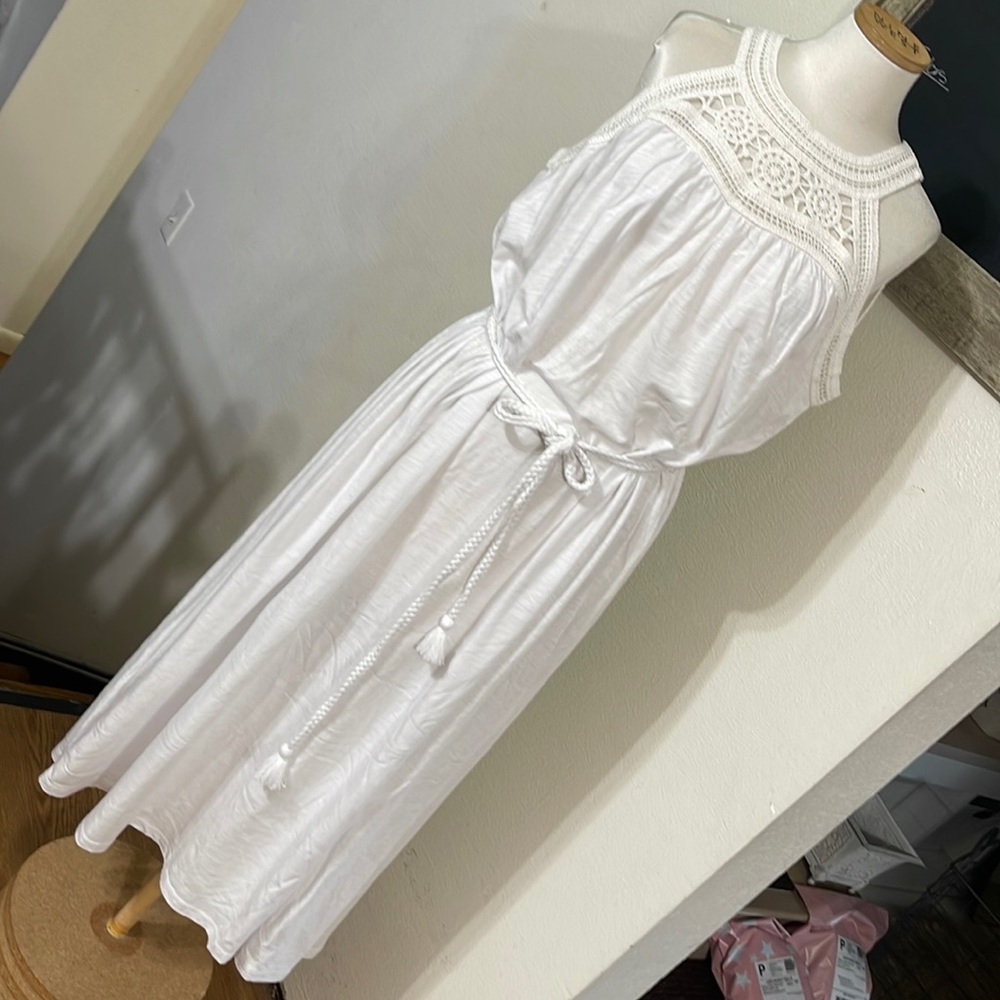 Boden Summer White Boho Dress - Sz 14R